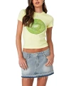 Edikted Kiwi Tee In Yellow