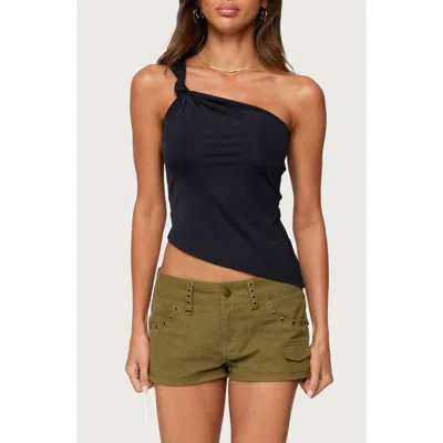 EDIKTED EDIKTED KNOTTED ONE-SHOULDER TANK