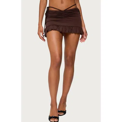 EDIKTED EDIKTED KODA RUCHED MINISKIRT