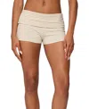 Edikted Kodi Stripe Foldover Microshorts