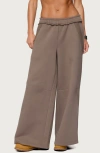 Edikted Kori Oversize Baggy Sweatpants In Gray