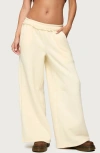 Edikted Kori Oversize Baggy Sweatpants In Yellow