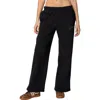 Shop Edikted La Logo Wide Leg Sweatpants In Black