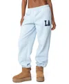 Edikted La Love Oversized Sweatpants In Light Blue