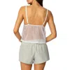 Edikted Lace Accent Sheer Camisole