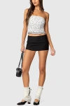 Edikted Laurie Polka Dot Tube Top In White, Women's At Urban Outfitters