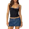 Edikted Layered Camisole In Black