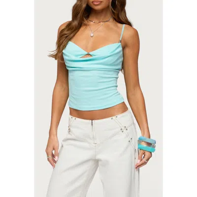 Edikted Layered Crop Camisole In Blue