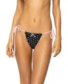 Edikted Leigh Polka Dot Side Tie Bikini Bottoms