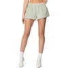 Edikted Lenorah Gingham Boxer Shorts In Green