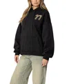 Edikted Leopard 77 Oversized Hoodie In Black
