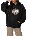 Edikted Leopard 8 Oversized Hoodie In Black