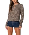 Edikted Leopard Print Cardigan In Leopard