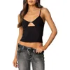 Edikted Liana Cutout Camisole In Black