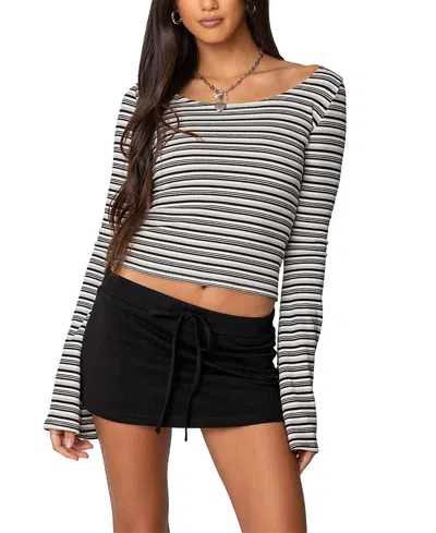 EDIKTED LILIA STRIPED TOP