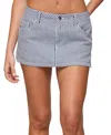 Edikted Liliane Striped Mini Skort In Multi