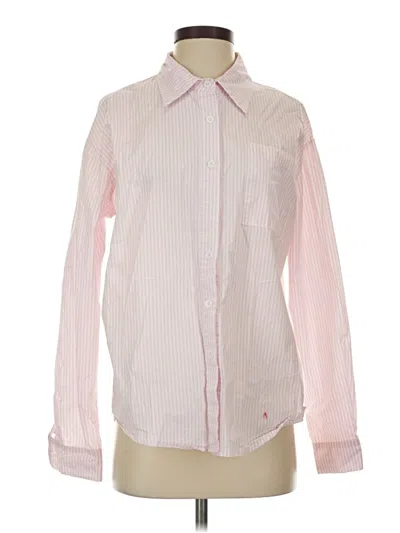 Pre-owned Edikted Long Sleeve Button Down Shirt In Pink