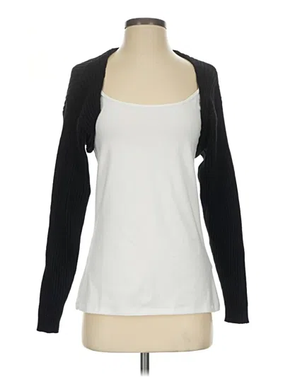 Pre-owned Edikted Long Sleeve Top Black Sweetheart Neckline Tops
