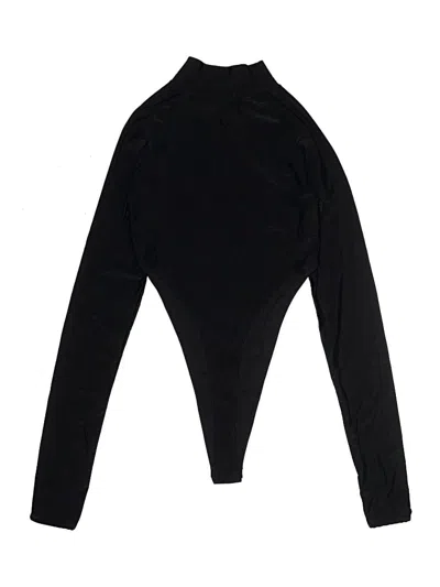 Pre-owned Edikted Long Sleeve Top Black Turtleneck Tops