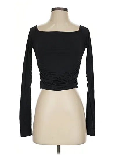 Pre-owned Edikted Long Sleeve T-shirt In Black