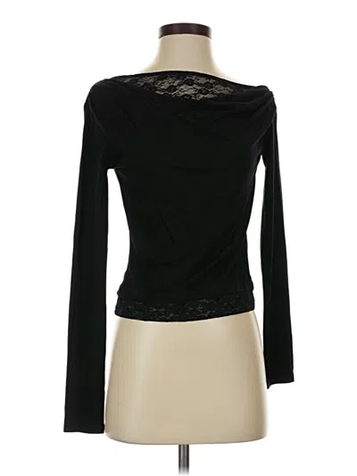 Pre-owned Edikted Long Sleeve T-shirt In Black