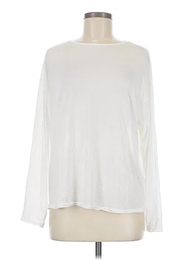 Pre-owned Edikted Long Sleeve T-shirt In Ivory