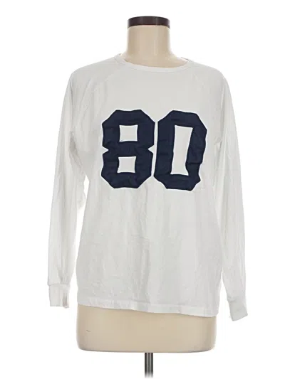 Pre-owned Edikted Long Sleeve T-shirt In White