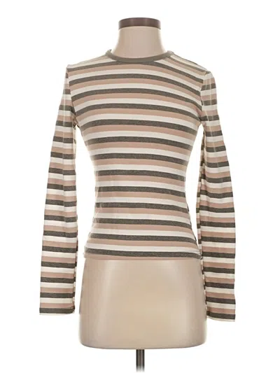 Pre-owned Edikted Long Sleeve Turtleneck In Brown