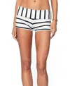 Edikted Lorenza Striped Fold Over Shorts