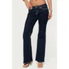 Edikted Louis Low Rise Flare Jeans In Blue