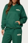 Edikted Lounge Edit Logo Graphic Hoodie In Green