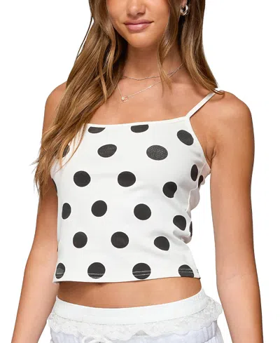 EDIKTED LYNNE POLKA DOT TANK TOP