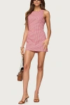Edikted Macee Gingham Romper In Red, Women's At Urban Outfitters
