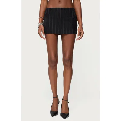 EDIKTED EDIKTED MAEVE PINSTRIPE LOW RISE MINISKORT