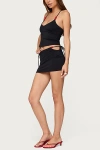 Edikted Maree Bead V Neck Top In Black