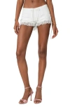 Edikted Marielle Ribbon Detail Shorts In White