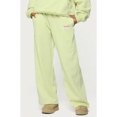 Edikted Match Lover Straight Lrg Sweatpants In Green