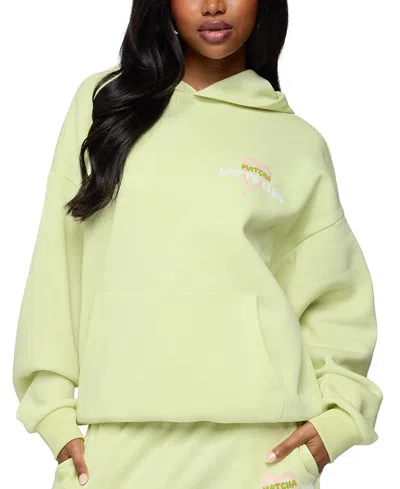 Edikted Matcha Lover Oversized Hoodie In Green