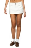 Edikted Mckinley Denim Mini Skirt