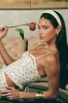 Edikted Mica Floral Cupped Corset In White, Women's At Urban Outfitters