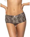 Edikted Mich Leopard Boyshort Bikini Bottoms