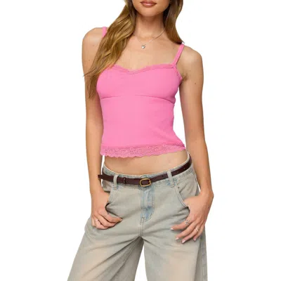 Edikted Mireille Lace Trim Camisole
