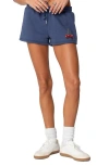 Edikted Mon Cheri Shorts In Blue