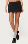 Edikted Monrow Low Rise Microskort In Black