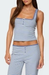 EDIKTED EDIKTED MONTI STRIPE HENLEY CAMISOLE