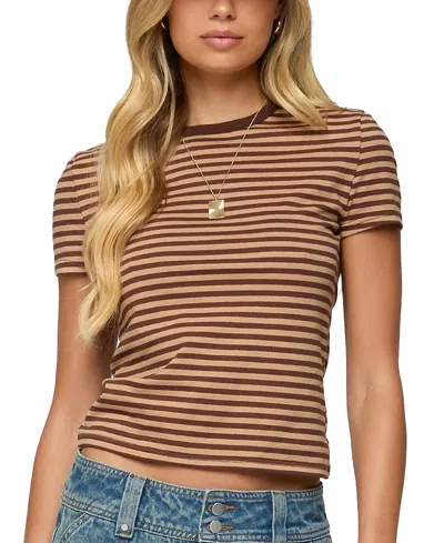 EDIKTED NESSIE STRIPED T SHIRT