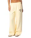 Edikted New York Champs Sweatpants In Yellow