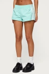 Edikted Nikki Nylon Shorts In Green