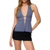 Edikted Nikole Split Front Halter To