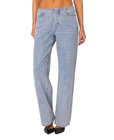 EDIKTED NO WAISTBAND RELAXED JEANS